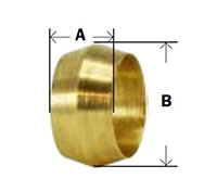 Compression Brass Sleeve Brass Diagram